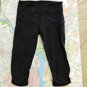 Lululemon Crops with Gathers